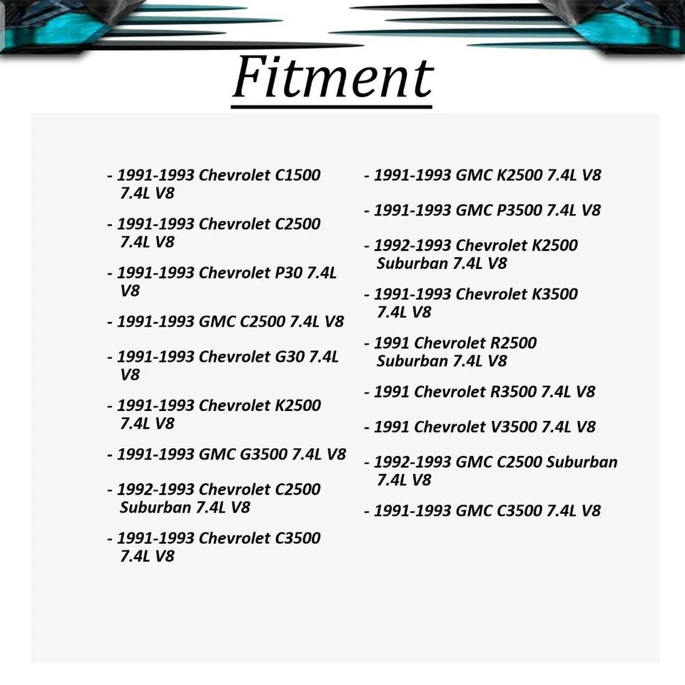 Balanceador harmônico de motor para Chevrolet K2500 7.4L 1991-1993 - Imagem 2 de 4