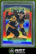 Sidney Crosby 2024-25 Upper Deck Stature Red 222/249 Pittsburgh Penguins #21