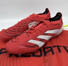 Adidas Predator Elite FG Pure Victory Pack Cleats Red ID3882 M8.5/W9.5 NWOB
