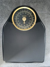 Salter Professional Doctor Style Mechanical Bathroom Scales - Black & Gold Dial