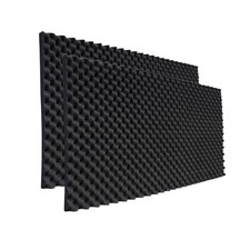 2 Pack Acoustic Foam,48x24x2 Inch Egg Sound Proof Panel for Walls,High 2P Egg