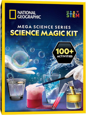 NATIONAL GEOGRAPHIC Science Magic Kit Science Kit for Kids with 100 Unique Ex