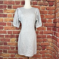 Express Women’s Gray Heather Shift Casual Dress Size XS Short Sleeve Stretch NWT