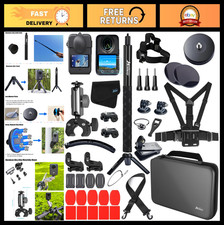 360 Accessory Kit for Osmo - Magnetic Mount, Carrying Case, Selfie Stick, Screen
