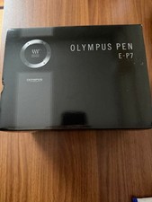 OLYMPUS PEN E-P7 EZ Double Zoom Kit Silver Body and Lenses Untested
