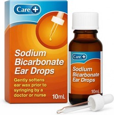 Image of Care Sodium Bicarbonate Ear Drops, Simple, Effective and Gentle, Softens Ear Wax
