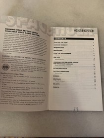 Space Hulk Vengeance of the Blood Angels Sega Saturn Manual Only T-5007H