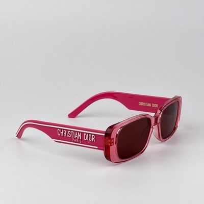Dior Women Sunglasses Fuchsia Bordeaux Rectangle WILDIOR S2U 73D0