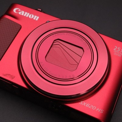 Canon PowerShot SX620 HS Red Digital Camera Wi-Fi 20.2MP MINT