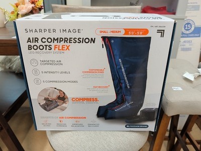 Sharper Image Air Compression Boots Flex Leg Recovery System | Sm/Med