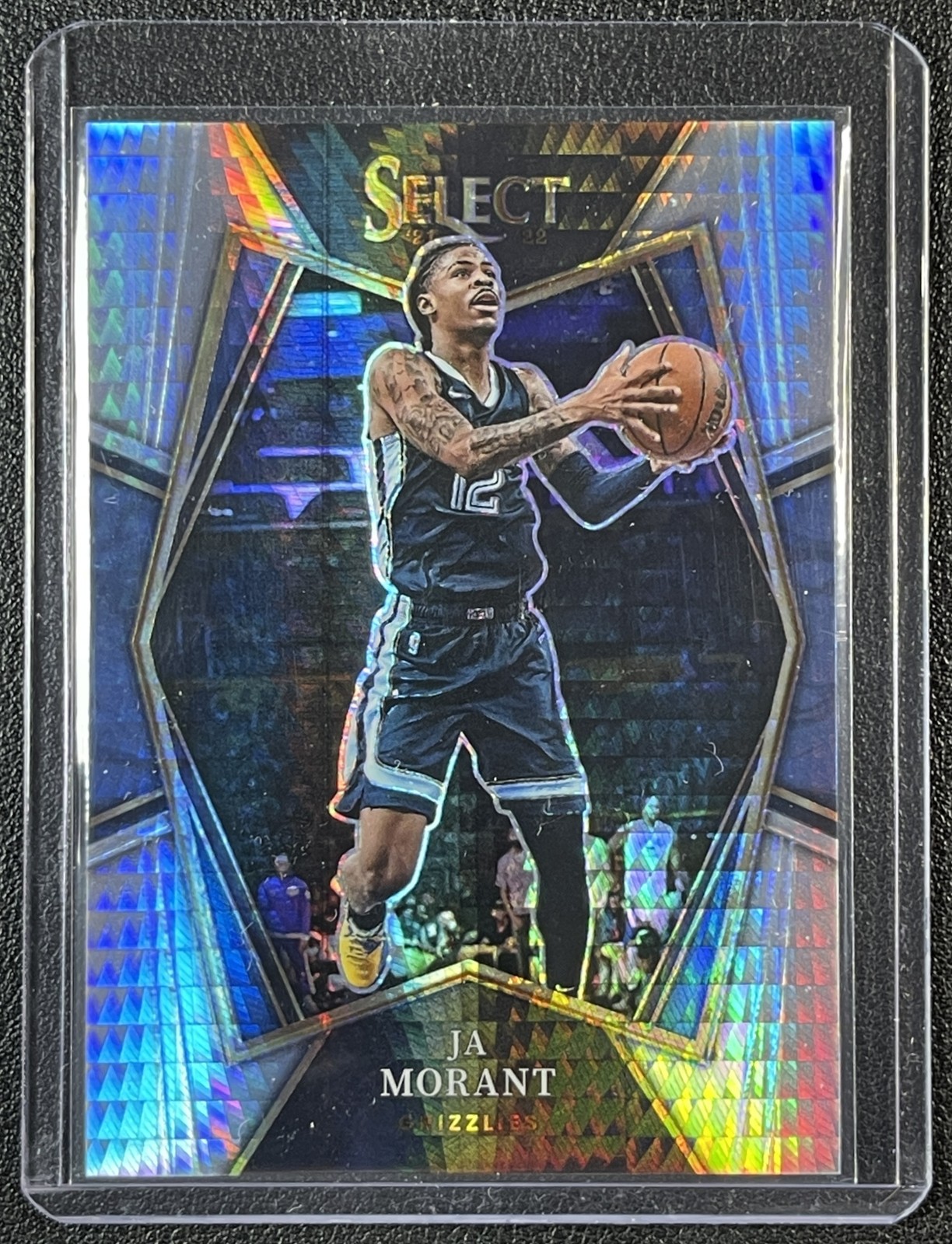 JA MORANT 2021-22 PANINI SELECT #125 LUCKY ENVELOPES PRIZM PREMIER LEVEL 3/8
