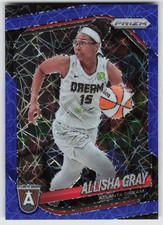 2025 Panini Prizm WNBA #16 Allisha Gray Blue Velocity Prizms