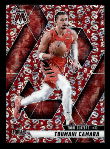 2024-25 Panini Mosaic Toumani Camara SSP Year of the Snake #157 Blazers CASE HIT