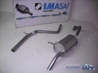 Imasaf Auspuffset Ab DPF für Dacia Lodgy 1.5Dci Euro5B 2012-|Mittelrohr+Endtopf