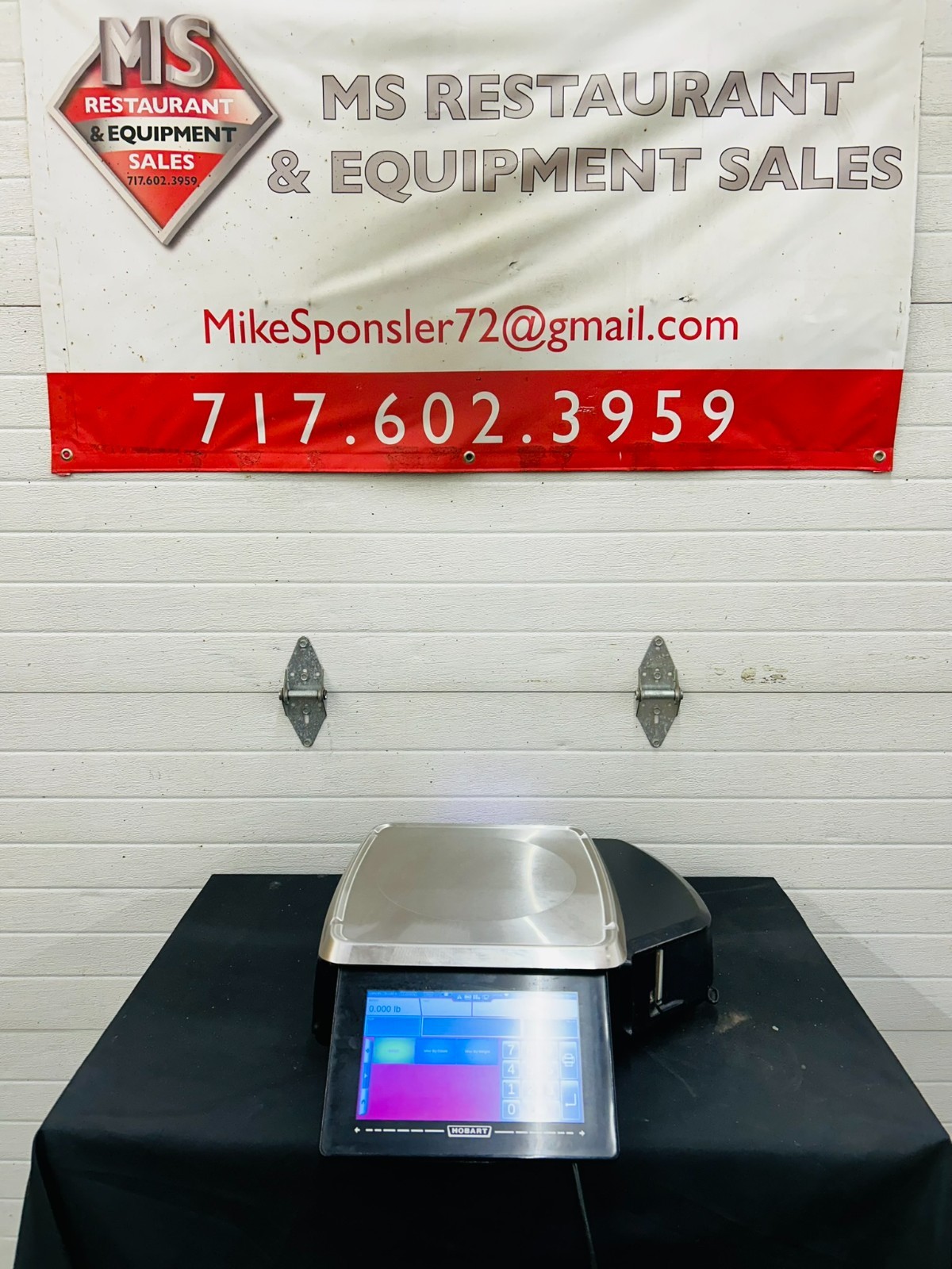 HOBART HTI-7LH DELI SCALE WITH PRINTER REFURBISHED, TESTED AND WORKING