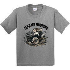 Inktastic Mudding Off Road Adventure Four Wheeling Youth T-Shirt Off-road Mud