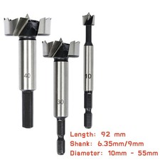 Forstner Drill Bit Hinge Hole Boring Cutter Wood Drill Bit Woodworking 10-55 mm