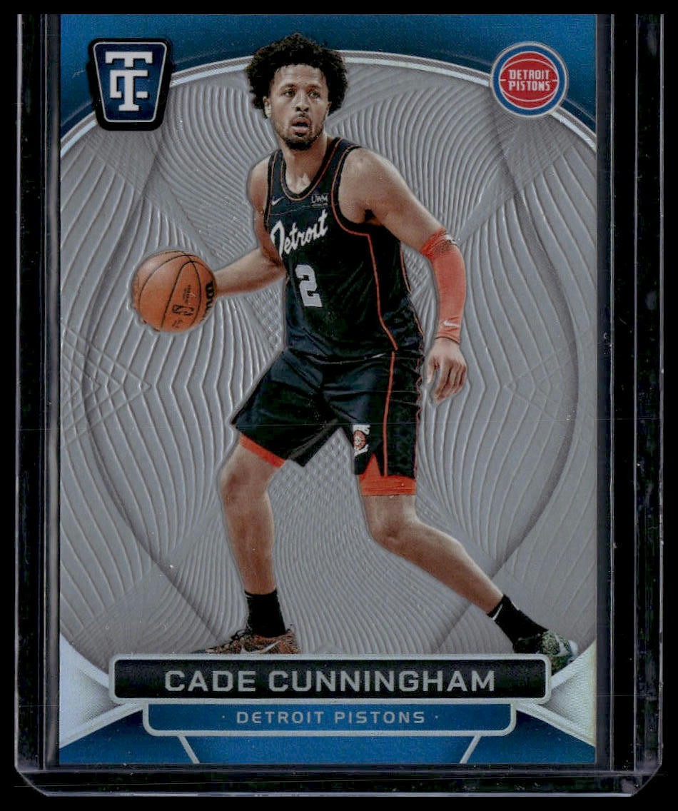 2024-25 Panini Totally Certified #39 Cade Cunningham Mirror Silver Platinum #/75