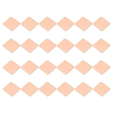 24 Pcs Heatsink Copper Pad Shim IC Chipset GPU Thermal Heatsink (20x20x0.8mm)