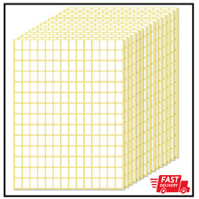 2940 Pcs White Small Price Tags Self-Adhesive Labels Writable Label Stickers