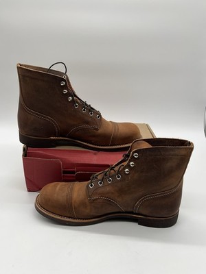 RED WING SHOES アイアンレンジャー Red Wing Shoes Iron Ranger Heritage Men 11.5 EE Copper Rough Tough