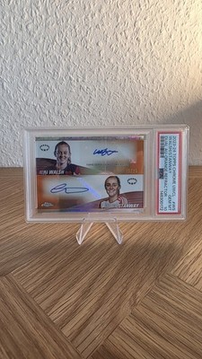2023 Topps Chrome Dual Auto /25 - Walsh & Stanway - Barcelona + Bayern (PSA 10)