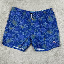 Tommy Bahama Swim Trunks Mens 2XL Floral Print Board Shorts Recycled Polyester