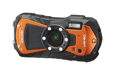 Ricoh WG-80 Orange Digital Waterproof Camera Shockproof Freezeproof