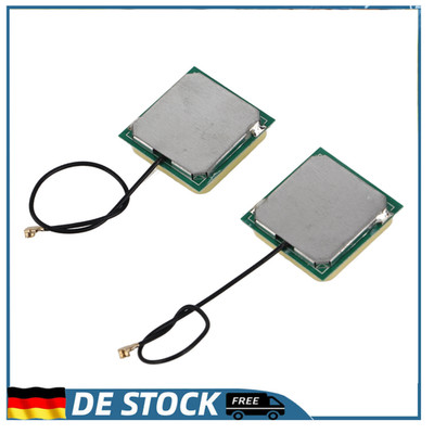 2Pcs GPS Ceramic Antenna Positioning + BD 2 Frequency Built In Active28DBi High