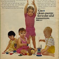 American Gas Association Heat Good for Growing Things Vintage Print Ad 1972