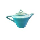 Homer Laughlin Co. 1950's Harlequin Turquoise Tea Pot.