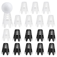 18Pcs Golf Simulator Tees 1.8 Inch Indoor Golf Tees for Winter Black/White