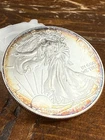 1998 BU U.S. Silver American Eagle $1 Dollar 999 ASE Toned Toning Toner