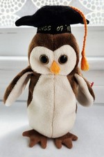 Wise the Owl Graduation Class of 1998 TY Beanie Baby Plush Stuffed Animal