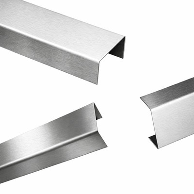 U-Profil Edelstahl  U Winkel VA U-Leiste U-Schiene Kabelabdeckung  1mm V2A