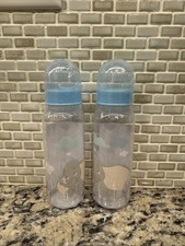 Disney Dumbo Baby Bottle 9 Oz Medium Flow Nipple BPA Free - Set Of 2