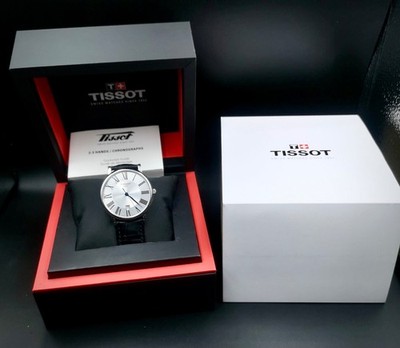 Nice TISSOT 1853 Men s quartz watch. Come with box. Free leather watch band.