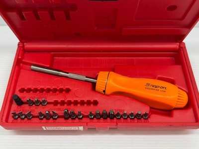 Snap-on Ratcheting Magnetic Screwdriver 23 Pc Set PB55 Incomplete Set See Pics