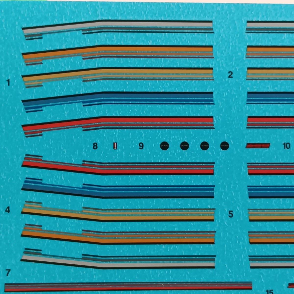 1985 Chevy Camaro Z28 1/24 Waterslide Decal Sheet Revell Interior