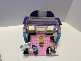 LEGO FRIENDS: Butterfly Beauty Shop (3187) Used Missing 5 Pieces And Mini Figure