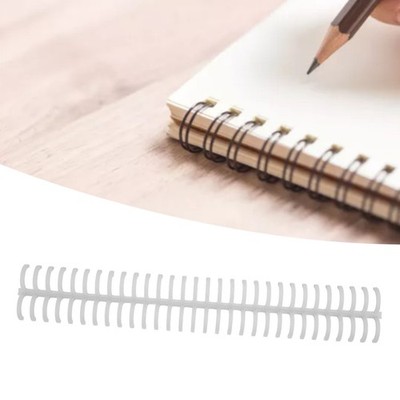 10x Spiral Binding Coil 130 Sheet Capacity Spine Comb 30 Holes 16mm Diameter Set
