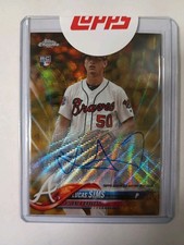2018 Topps Chrome Lucas Sims Gold Wave Refractor #/50 RC Auto!