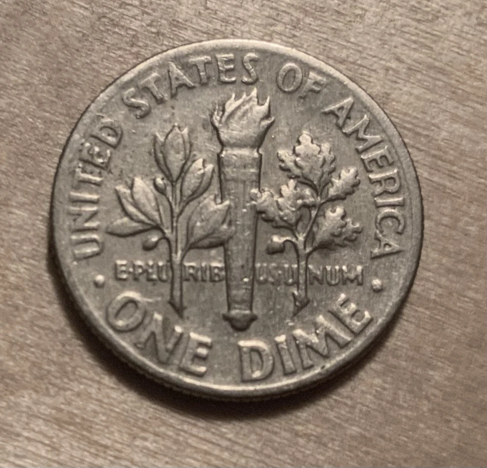 1074 Roosevelt Dime Error Coin 1107 - Изображение 2 из 2