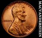 1953-D Lincoln Wheat Cent- Red- Choice Gem Brilliant Uncirculated Luster #i9322