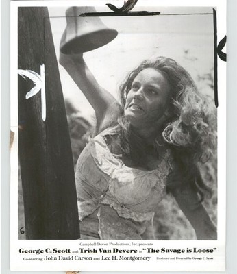 Actress TRISH VAN DEVERE ''The Savage is Loose'' FILM Portrait 1974 Press Photo