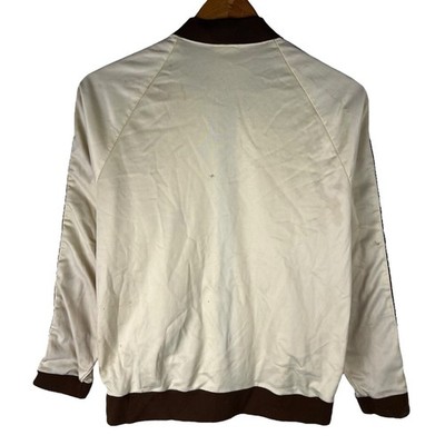  ATP KEYROLAN トラックジャケット M Vintage 80s Adidas Mens M ATP Keyrolan Track Jacket Beige Brown