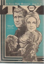 TV DIGEST St. Louis MO August 25 1973 "Adam's Rib" cover Richard Thomas article