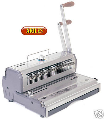 Akiles | WireMac-E31 14 Inchs 3:1 Pitch Heavy Duty Electric Wire Punch And Binding Machine With
