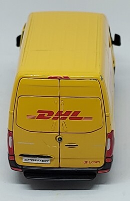 DHL Mercedes-Benz Sprinter Delivery Van 1/48 Scale Diecast pull