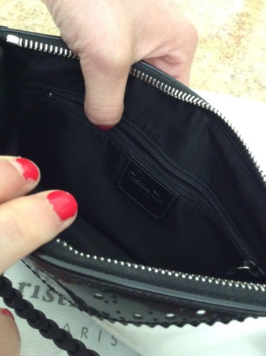 Christian Dior Vintage Patent Black White D’trick Bag 2003 Shoulder Handbag - Picture 7 of 22